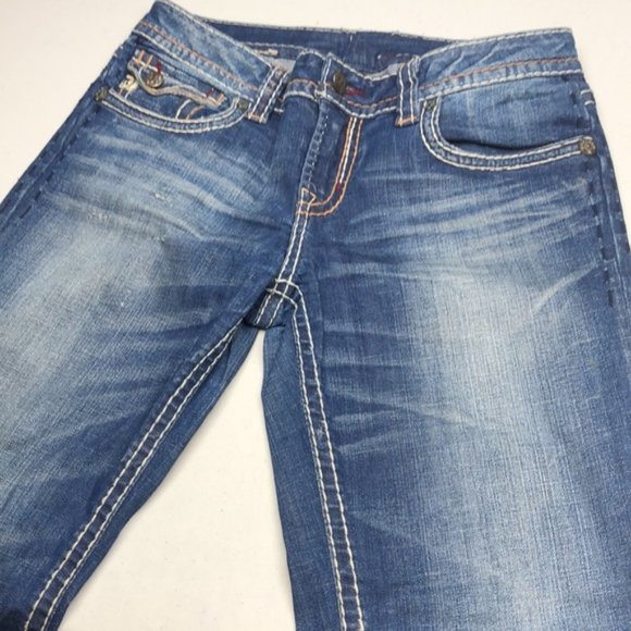 PREMIUM MEK DENIM NEW YORK BOOT JEANS 30x30 😎 - Picture 7 of 13